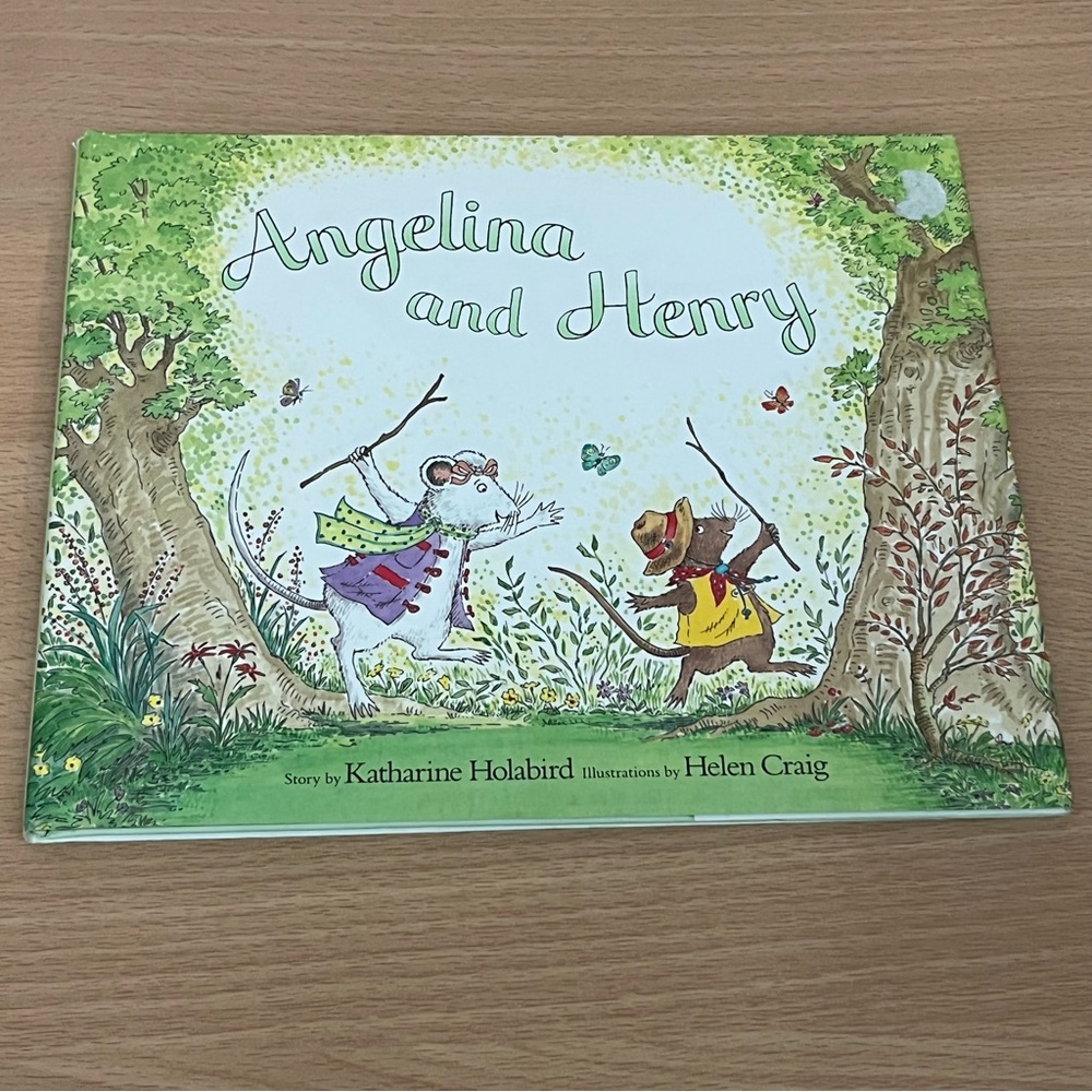 Angelina and Henry Hardcover HC Ballerina Large Rectangular Book w/ Dust Jacket